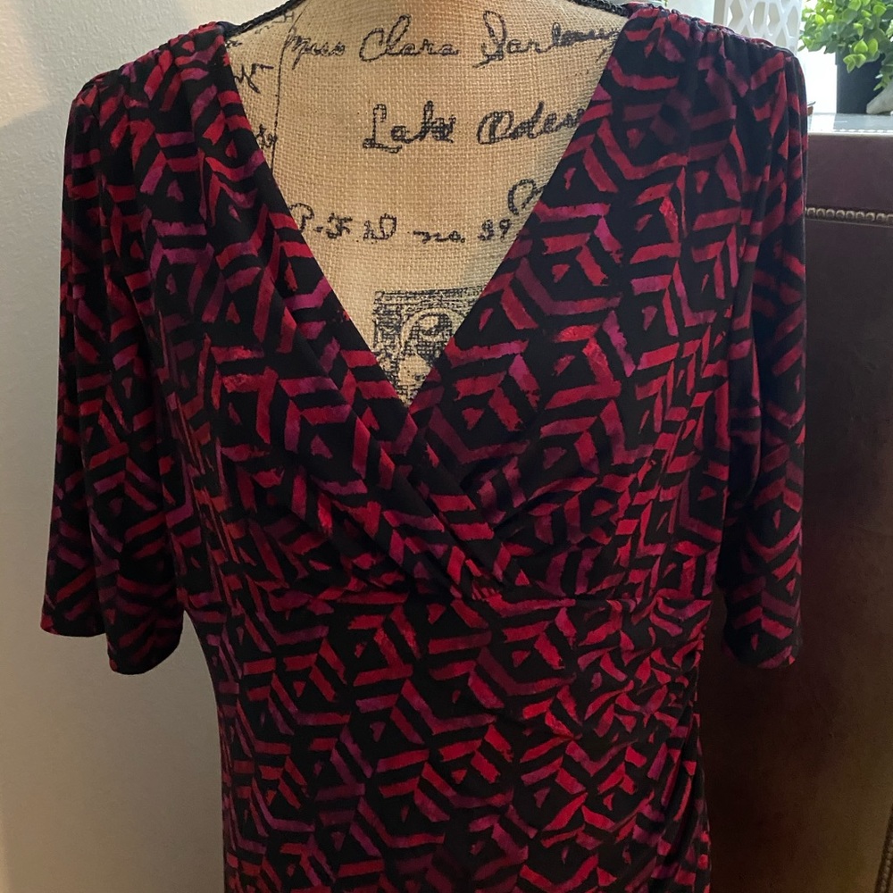RALPH LAUREN PATTERNED DRESS